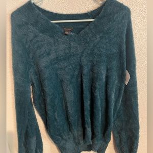 Halogen fuzzy sweater